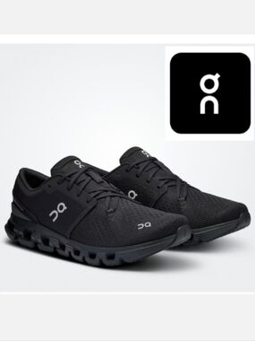 ON Cloud X4 Athletic Training Sneakers Sz 11½ US in Black Eclipse